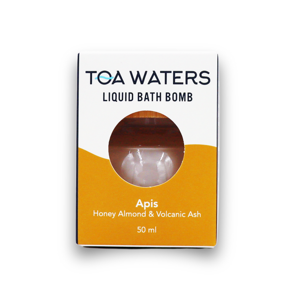 TOA Waters - Apis Liquid Bath Bomb - Honey Almond and Volcanic Ash