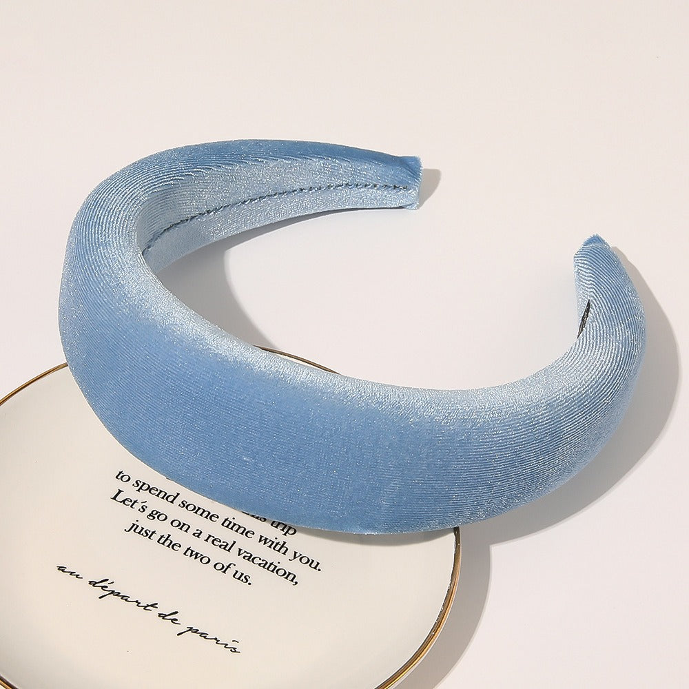 Classic - Wide Edge Velvet Sponge Headband