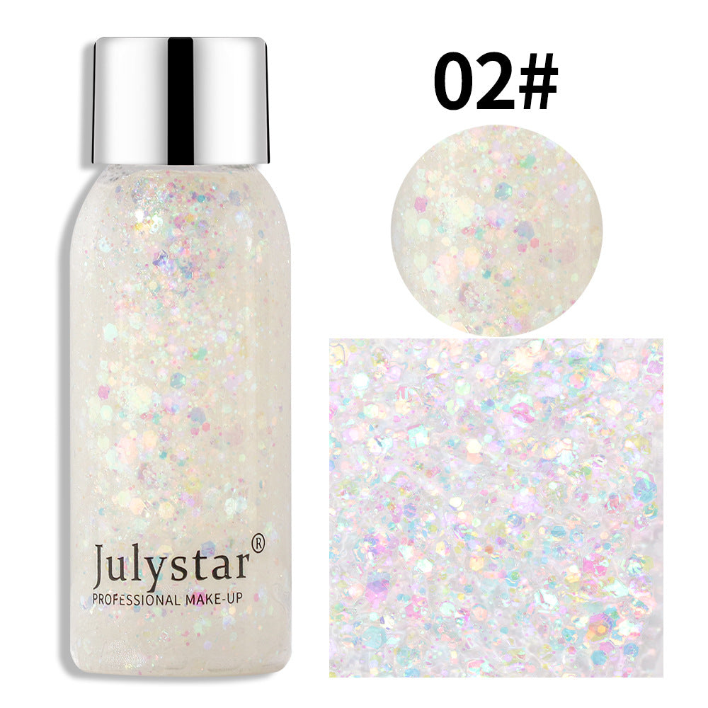 Julystar- Performance Nightclub Sequins Makeup