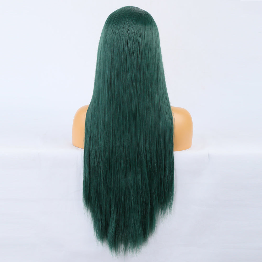 Green - Goddess Wig Natural Realistic Chemical Fiber Front Lace 14”-26”