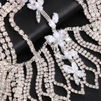 Leaf Water Diamond - Stage Chain Tassel Headpiece