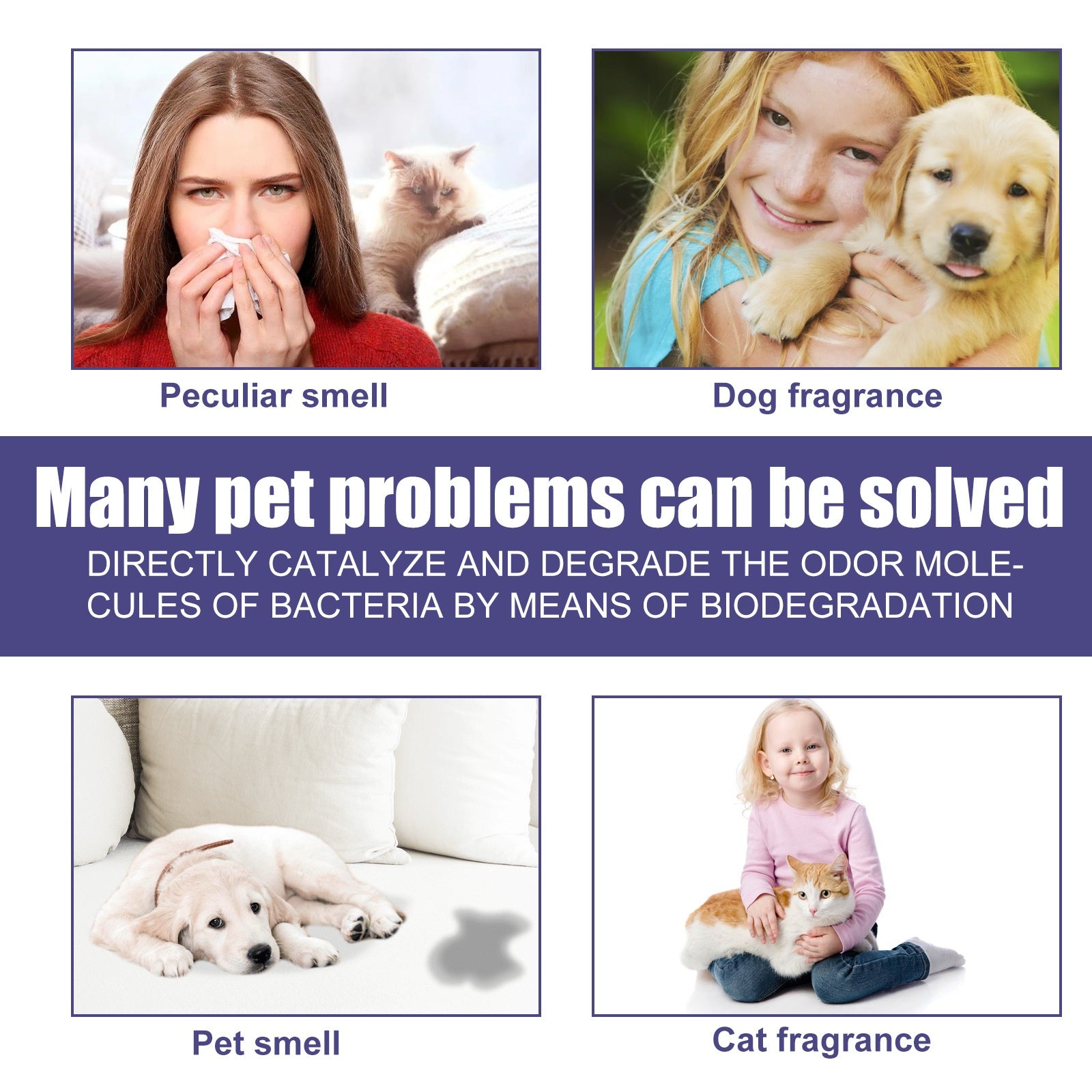 Yegbong - Pet Deodorant And Antibacterial Agent For Cats and Dogs