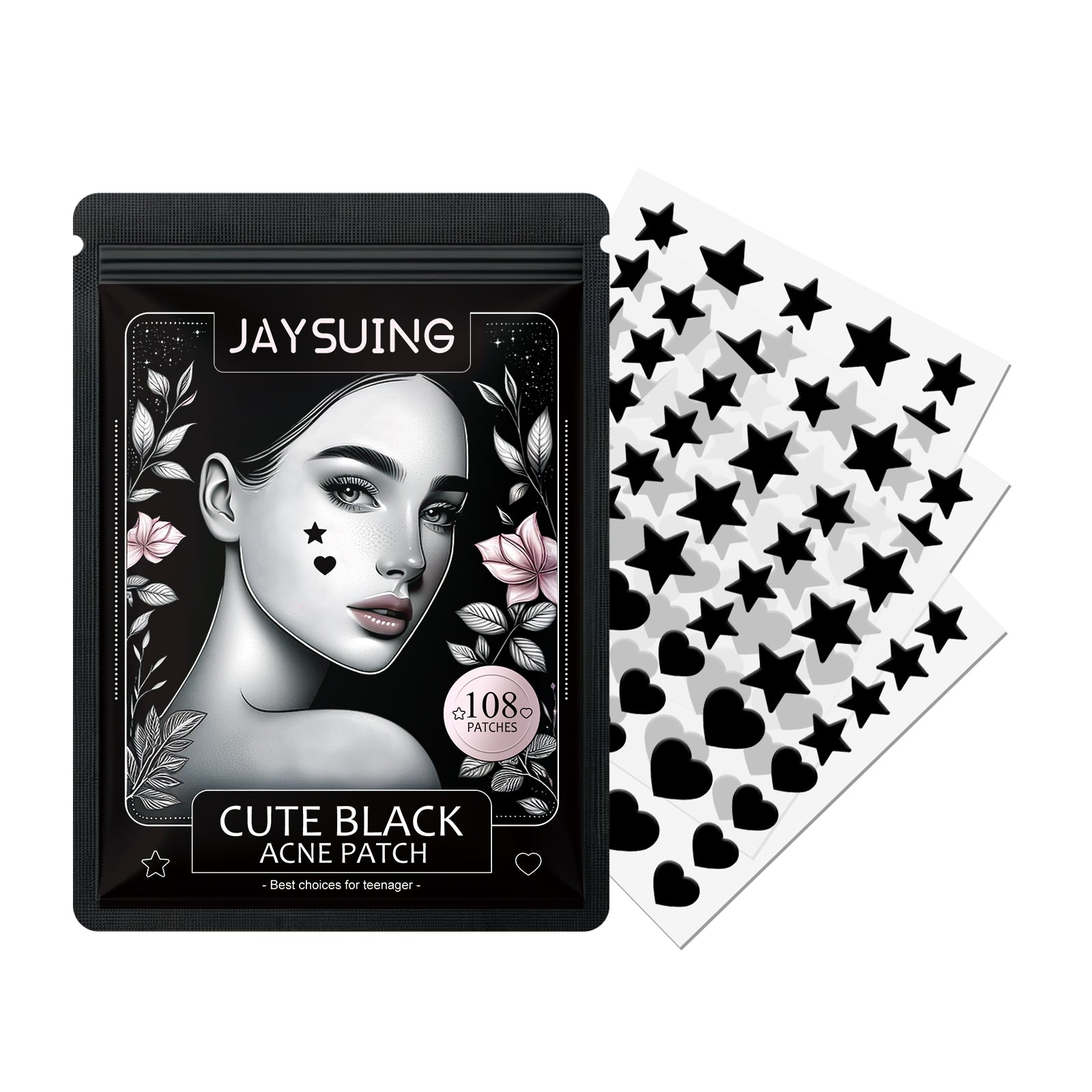Jaysuing - Cute Black Acne Patch