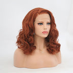 Autumn - Front Lace Bob Short Curly Synthetic Wig