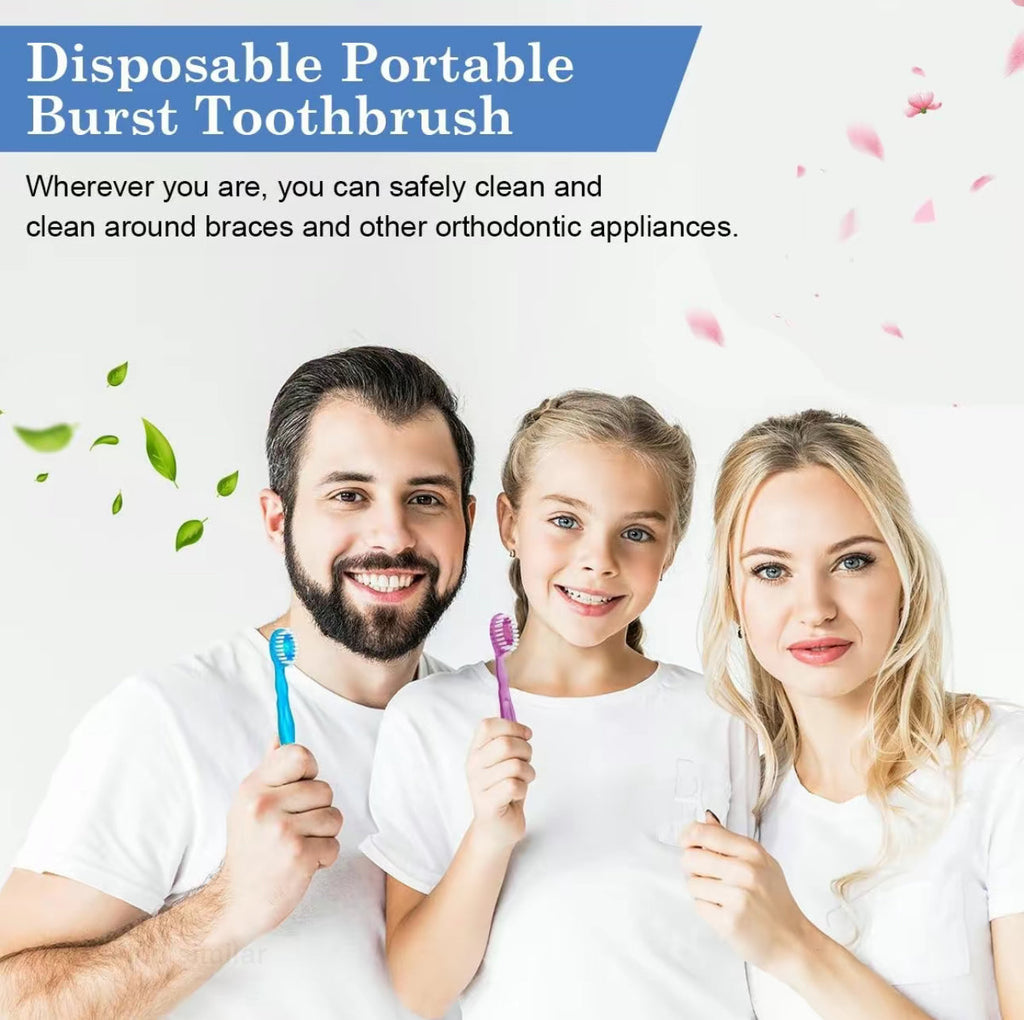 Max Fresh On The Go Kit - Toothbrush, Pick, Toothpaste, Tongue Scraper (26pc)