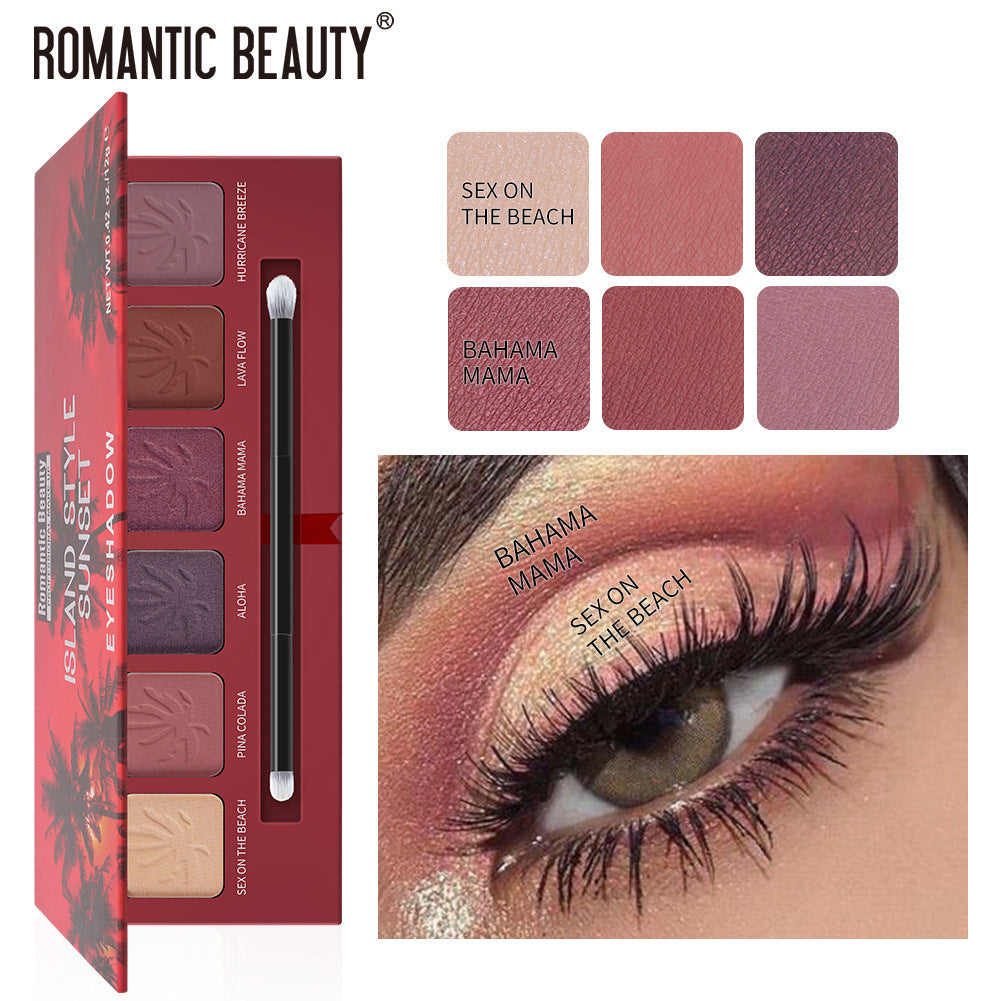 Romantic Beauty - Island Style Sunset Eye Shadow Palatte