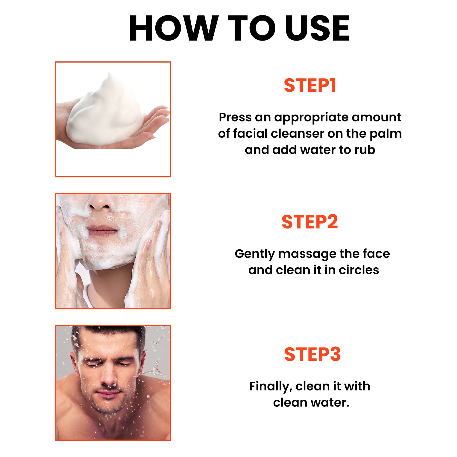 East Moon - Men's Volcanic Facial Cleanser