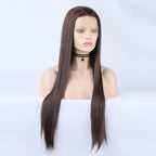 Dark Brown - Goddess Wig Natural Realistic Chemical Fiber Front Lace 22”-26”