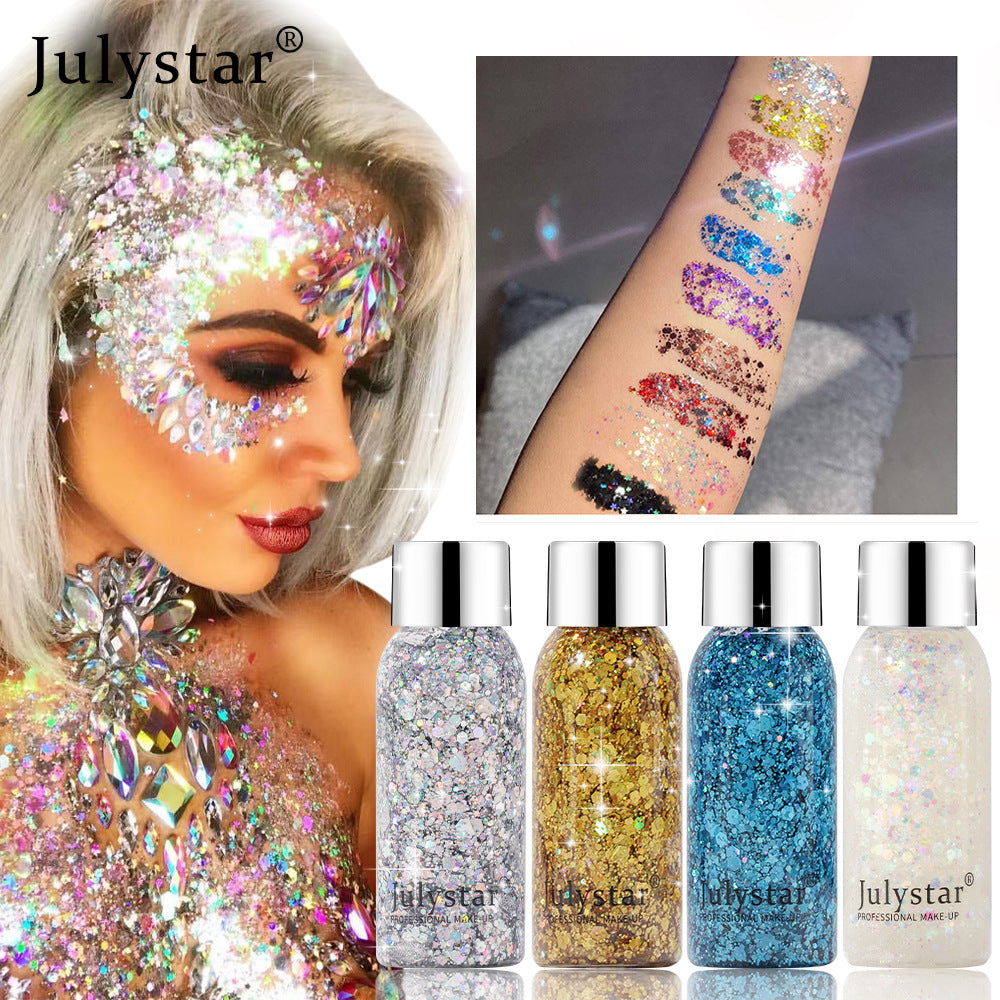 Julystar- Performance Nightclub Sequins Makeup