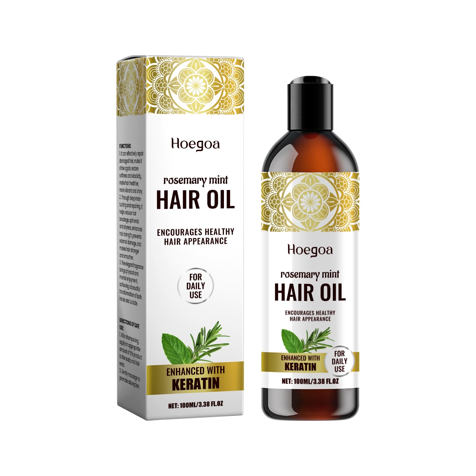 Hoegoa - Rosemary Mint Hair Oil