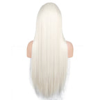 Bleach Blonde - Goddess Wig Natural Realistic Chemical Fiber Front Lace 8”-26”