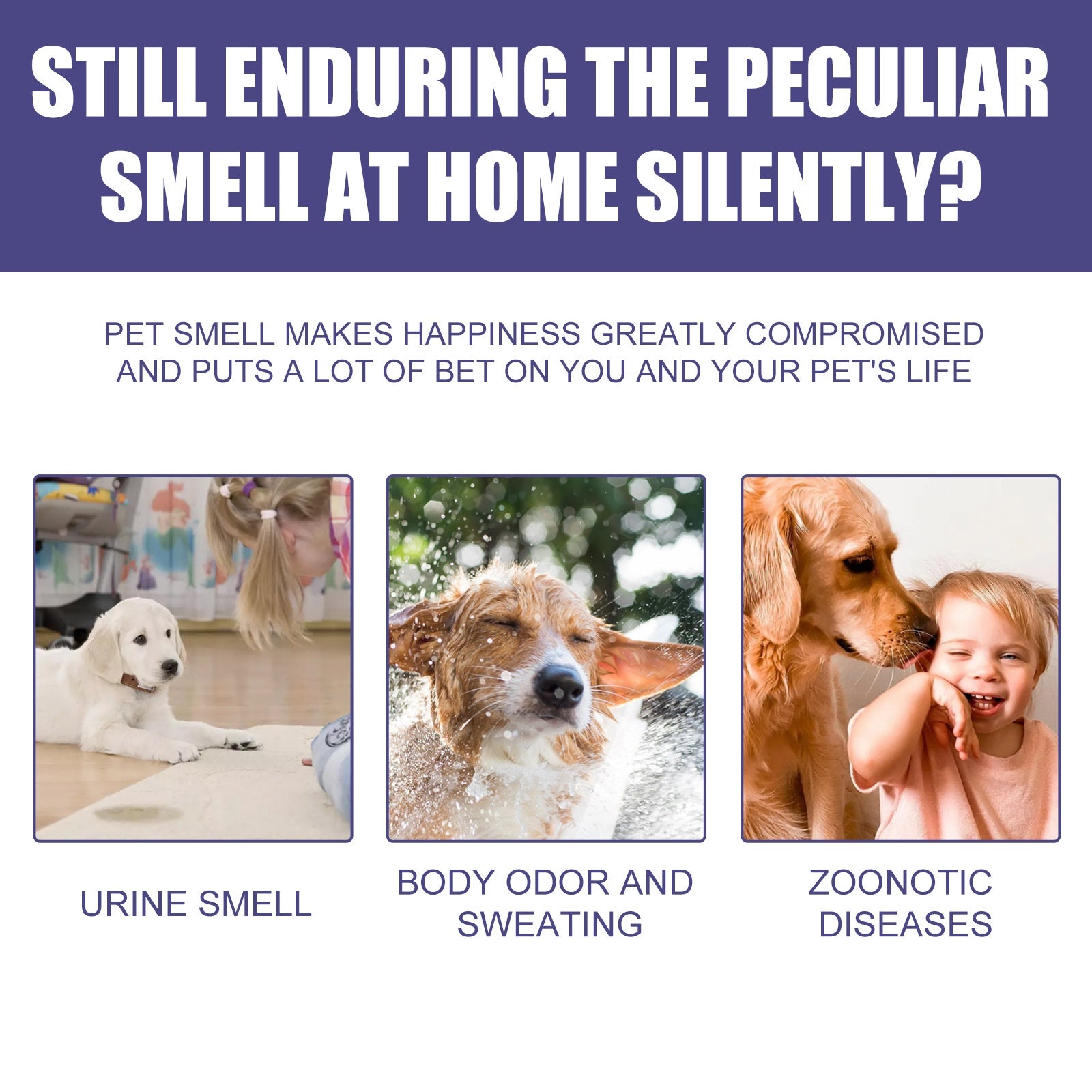 Yegbong - Pet Deodorant And Antibacterial Agent For Cats and Dogs