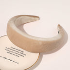 Classic - Wide Edge Velvet Sponge Headband