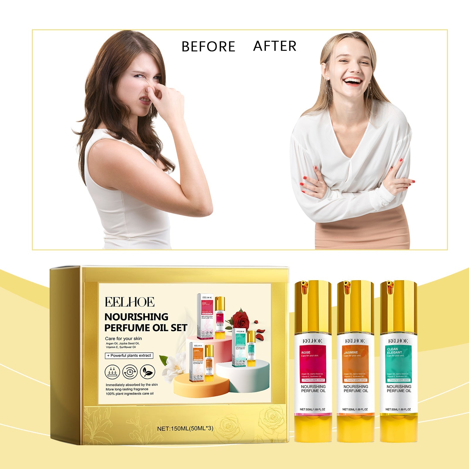 Eelhoe - Nourishing Perfume Oil Set