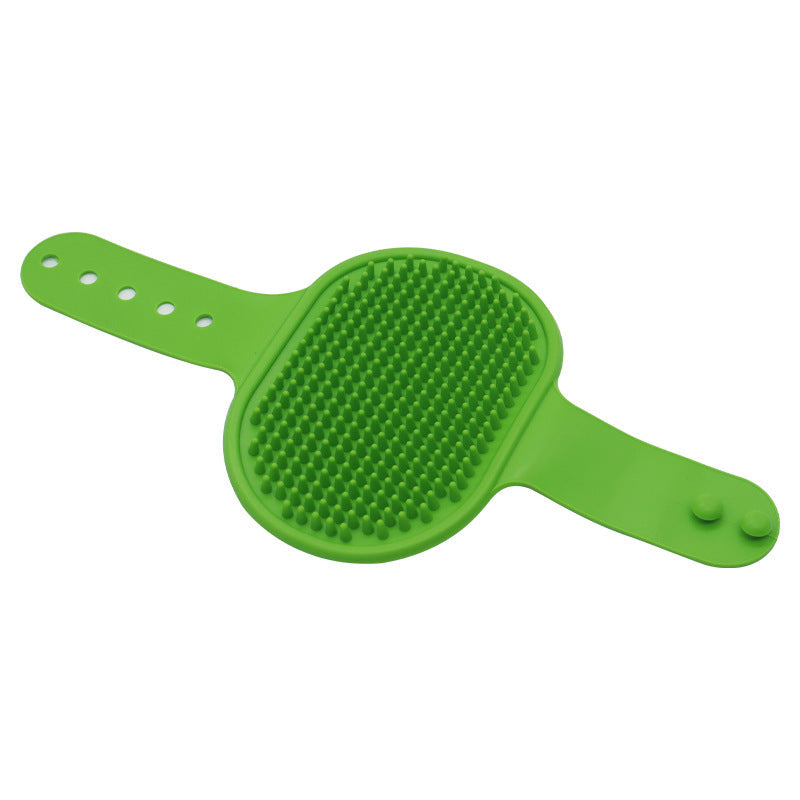 Soft Rubber Pet Brush - Pet Bath Silicone Comb Hair Remover & Massager