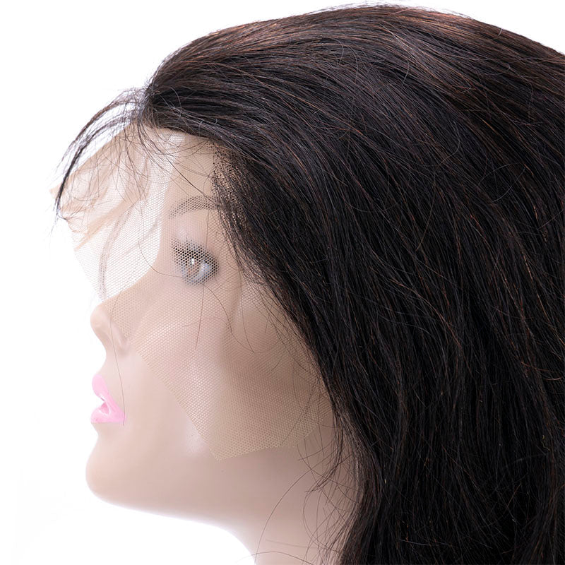 Private Label - Body Wave 13x4 Transparent Lace Front Human Hair Wig