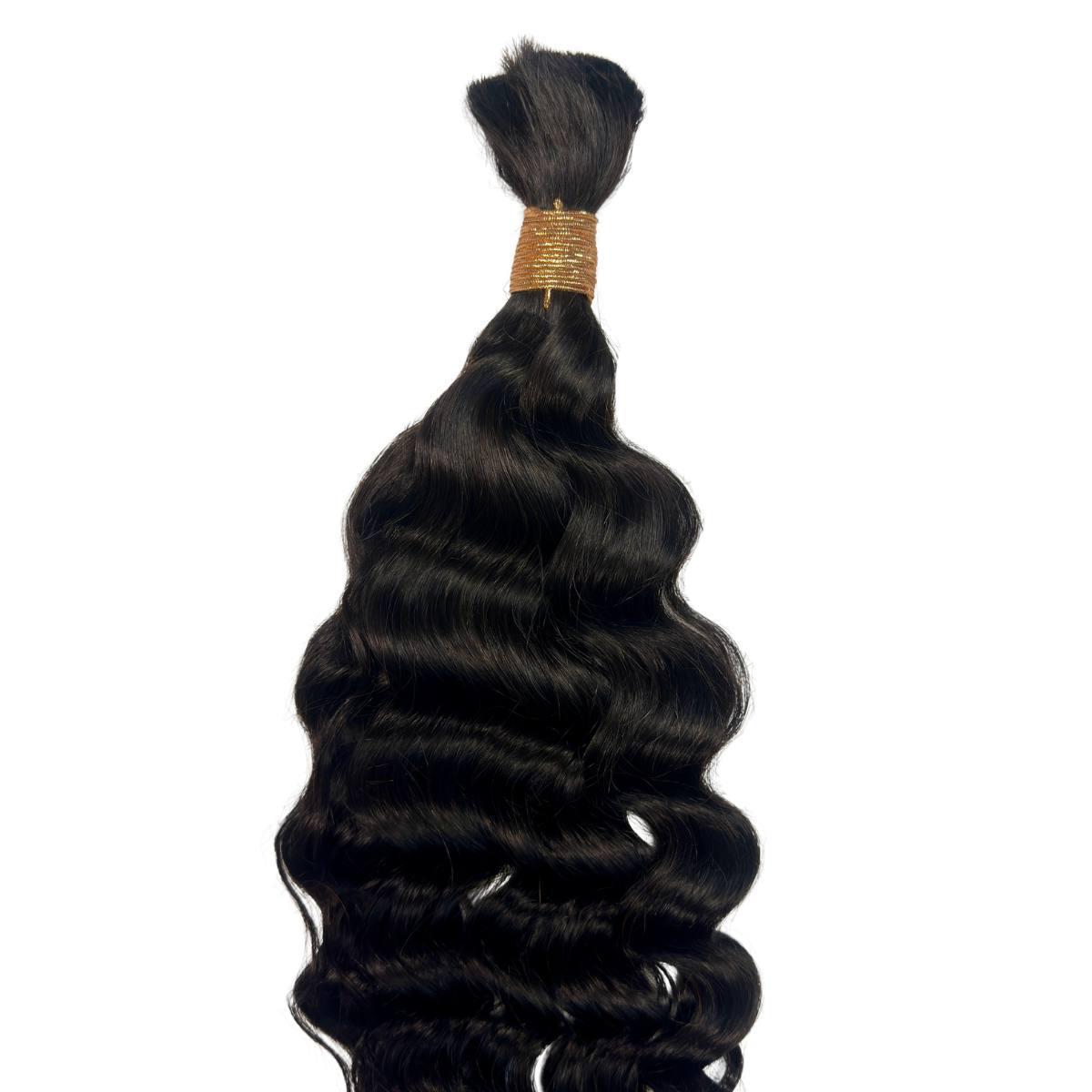 Private Label - Beach Wave Bulk 100% Human Braiding Hair