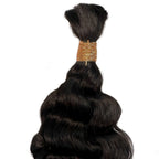 Private Label - Beach Wave Bulk 100% Human Braiding Hair