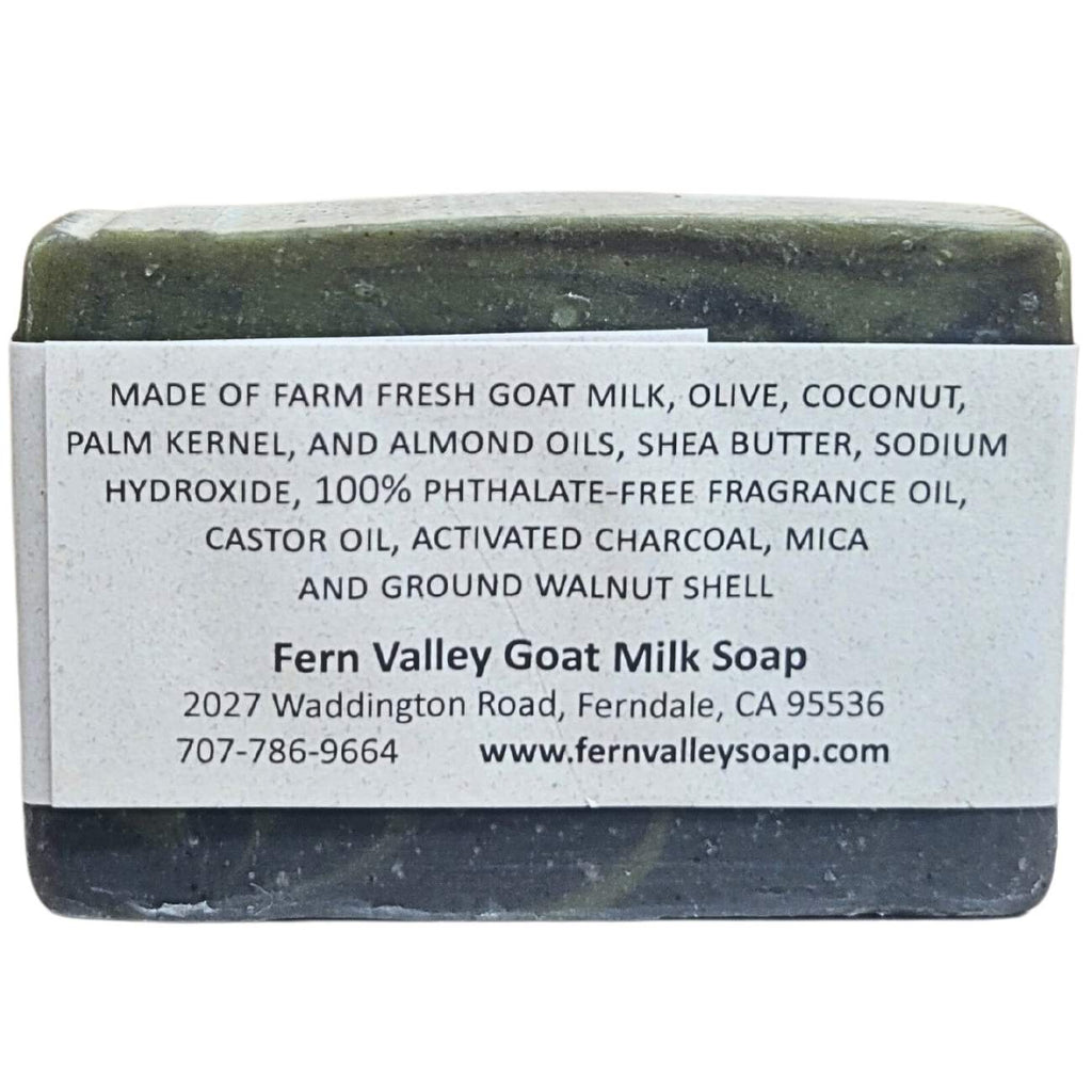 Fern Valley - Natural Goat Milk Soap | Sexy Exfoliating  Scrub For Men | Black Jack