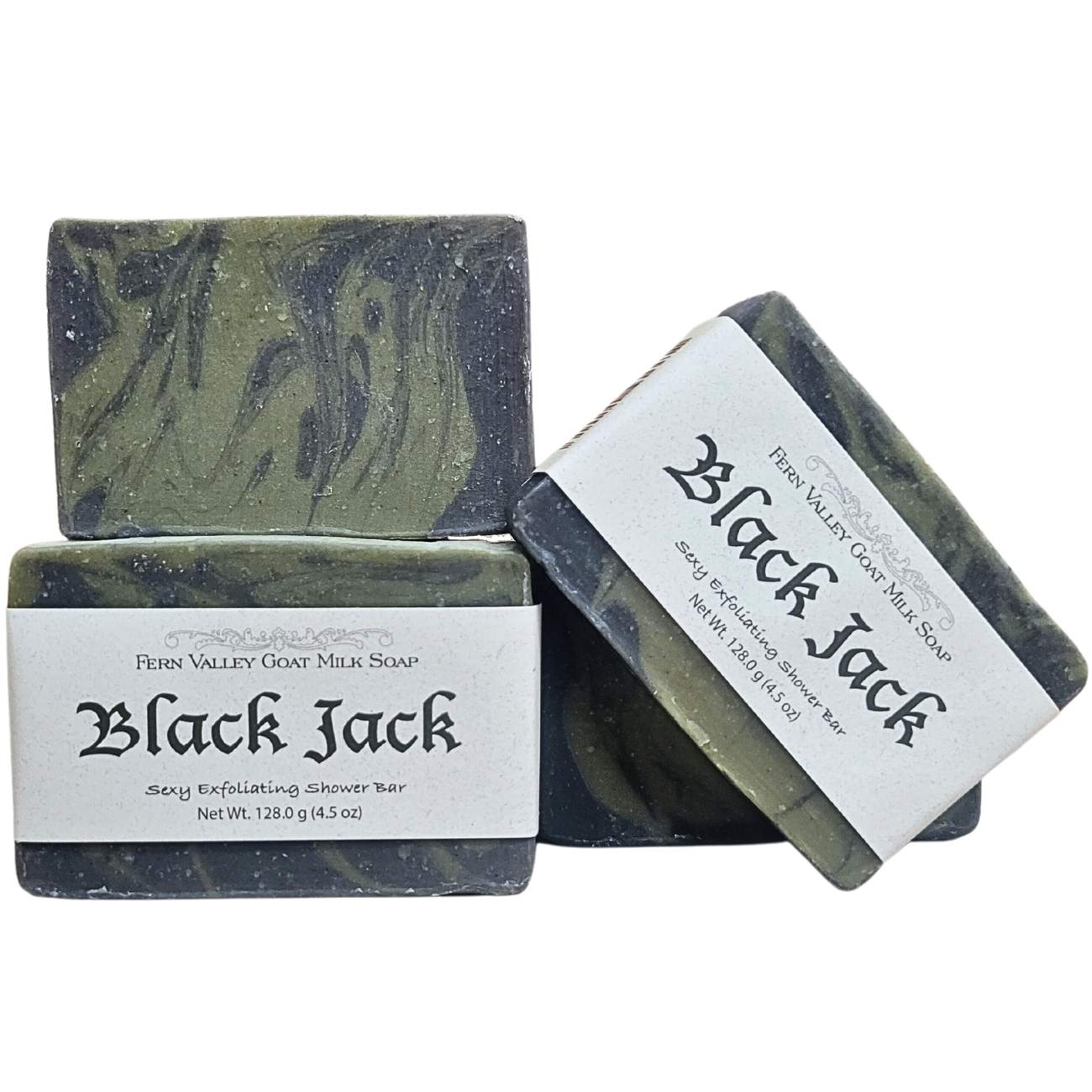 Fern Valley - Natural Goat Milk Soap | Sexy Exfoliating  Scrub For Men | Black Jack