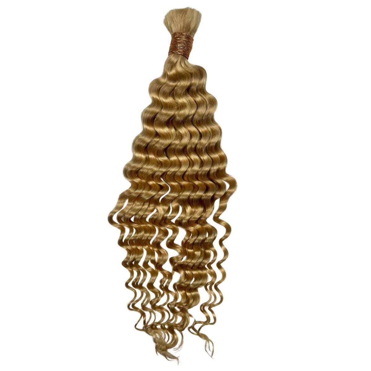 Private Label - Blonde Deep Wave Bulk 100% Human Braiding Hair