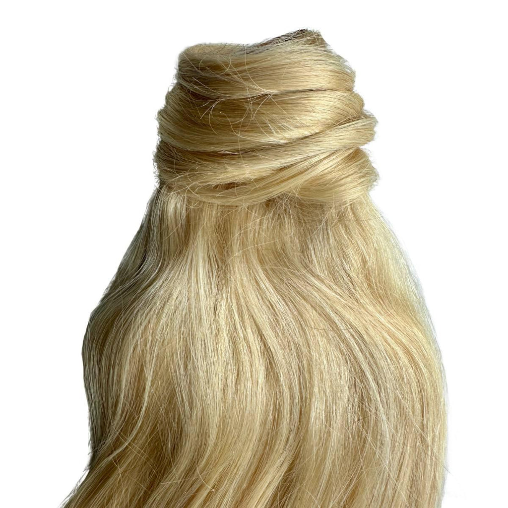 Private Label - Bleach Blonde 100% Human Hair Ponytail Extension