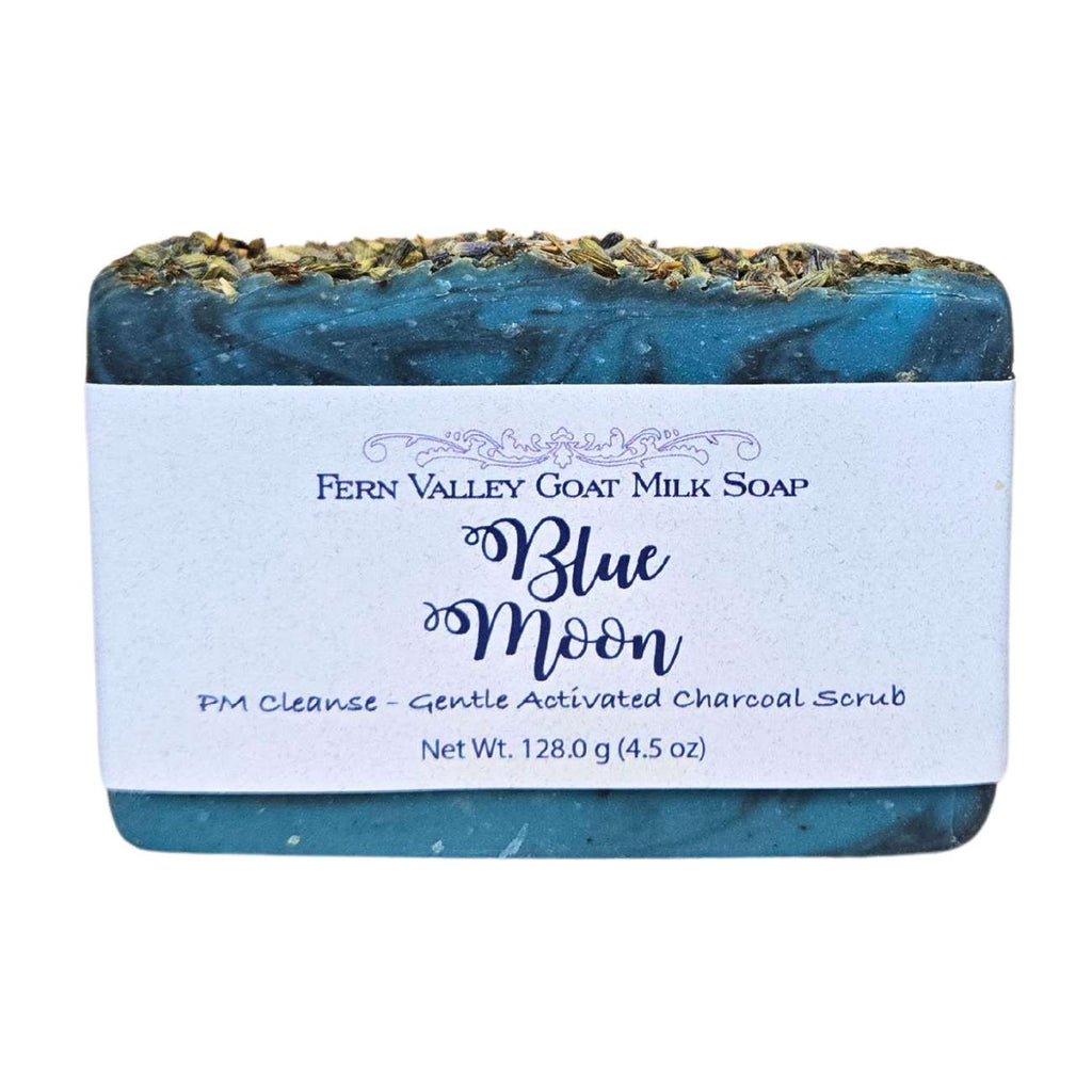 Fern Valley - Natural Goat Milk Soap | Charcoal Exfoliating Scrub | Blue Moon PM Cleanse