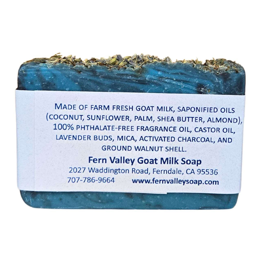 Fern Valley - Natural Goat Milk Soap | Charcoal Exfoliating Scrub | Blue Moon PM Cleanse
