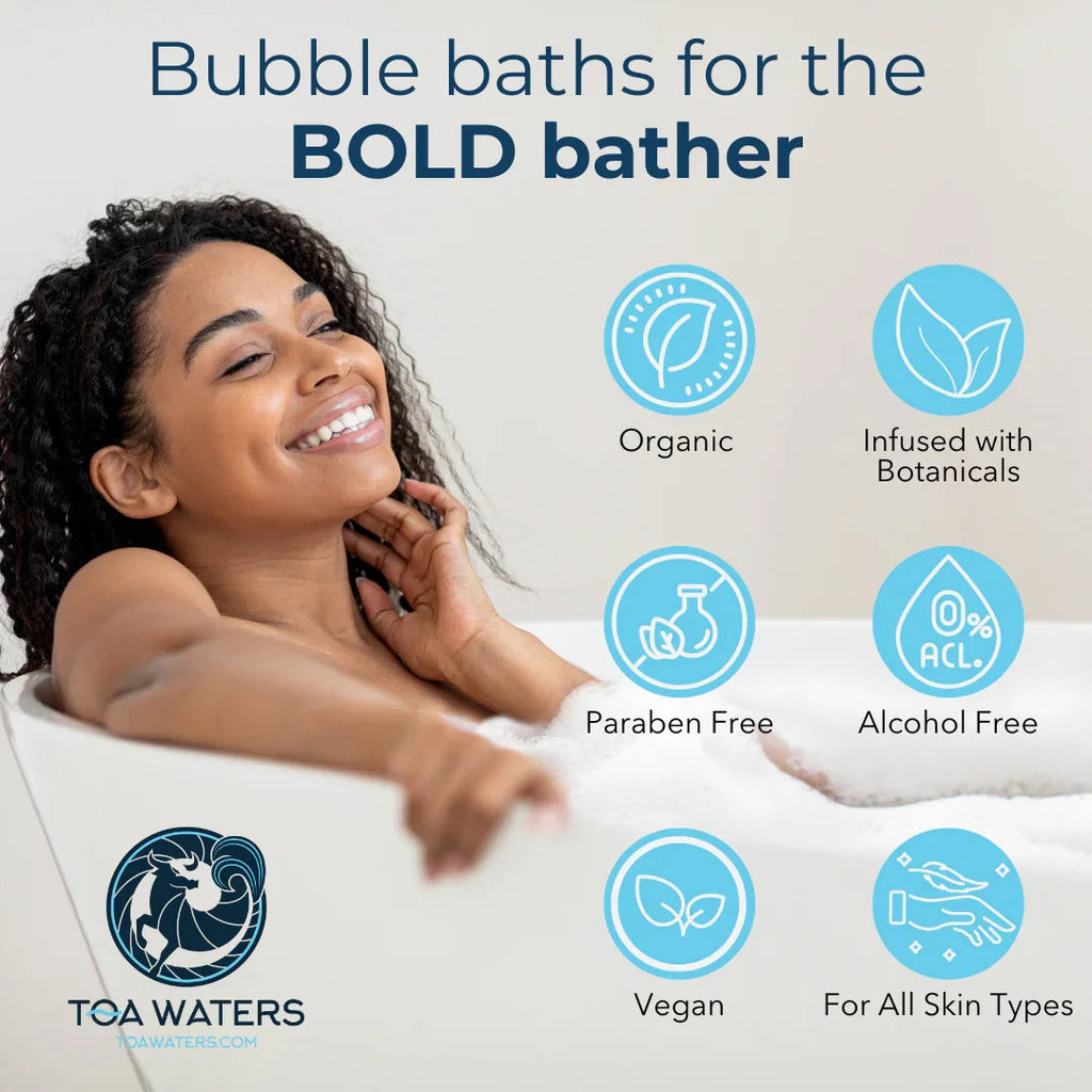 TOA Waters - Liquid Bath Bombs and Loofah Sponge Gift Set