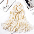 Hijab - Large Matte Satin Silk Headscarf