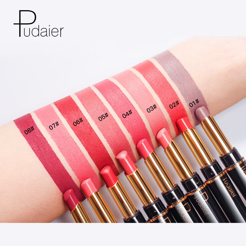 Pudaier - Matte Double Ended Lipstick & Lip Liner