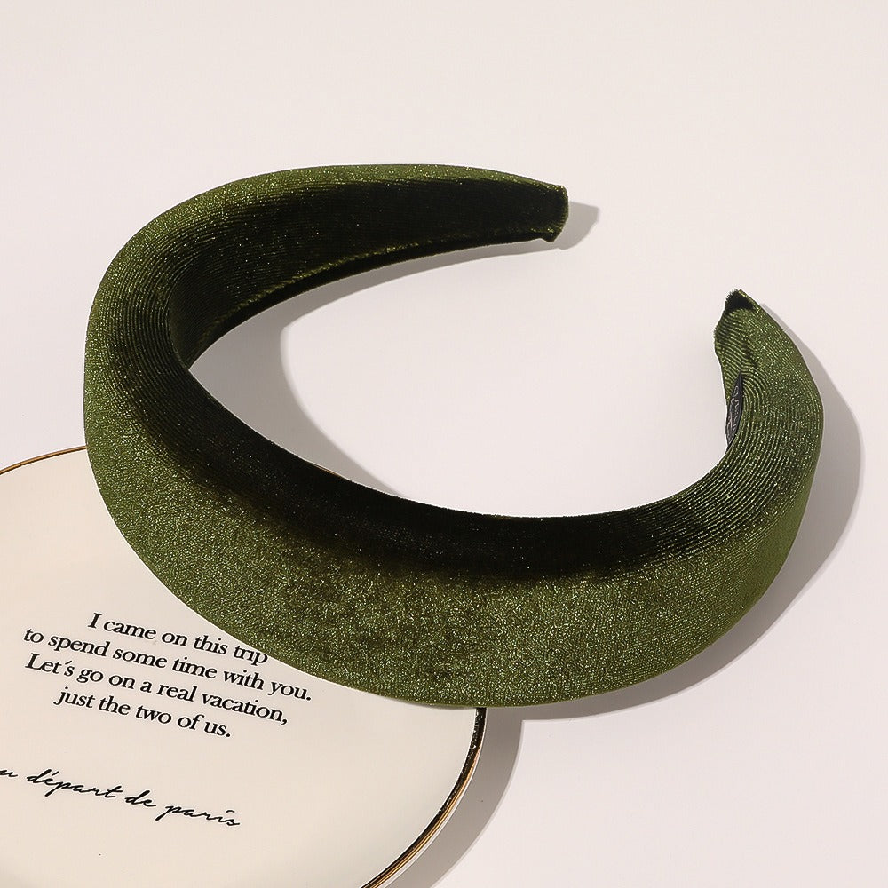 Classic - Wide Edge Velvet Sponge Headband