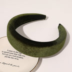Classic - Wide Edge Velvet Sponge Headband