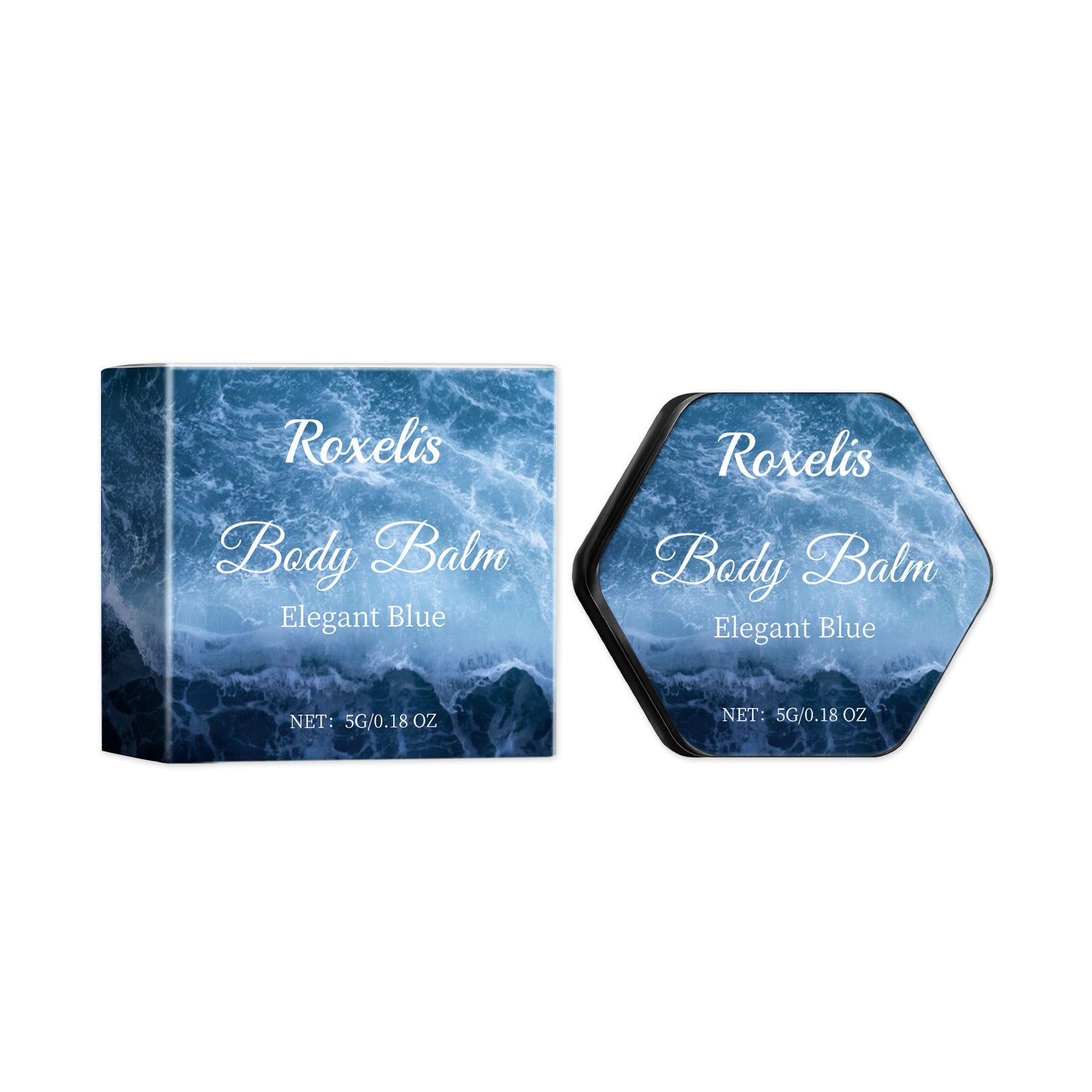 Roxelis - Fragrance Body Balm - Elegant Blue