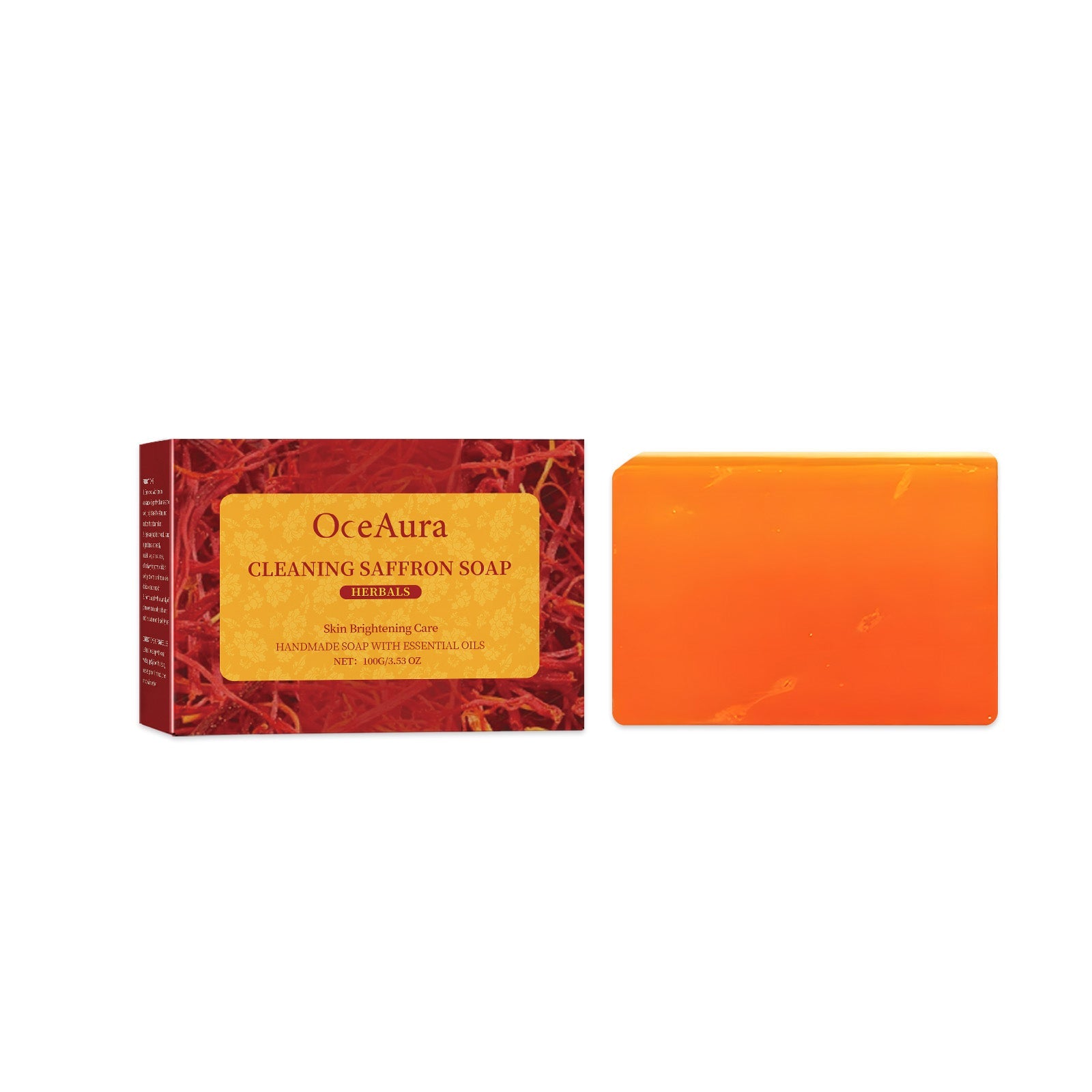 OceAura - Cleaning Saffron Soap Herbal Skin Brightening Care