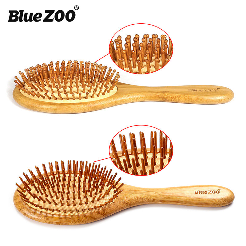 BlueZOO - Massage Air Cushion Bamboo Bristle Needle Brush