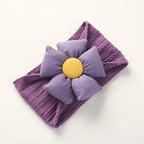Flower Baby - Jacquard Nylon Soft Wide-Brimmed Baby Headband