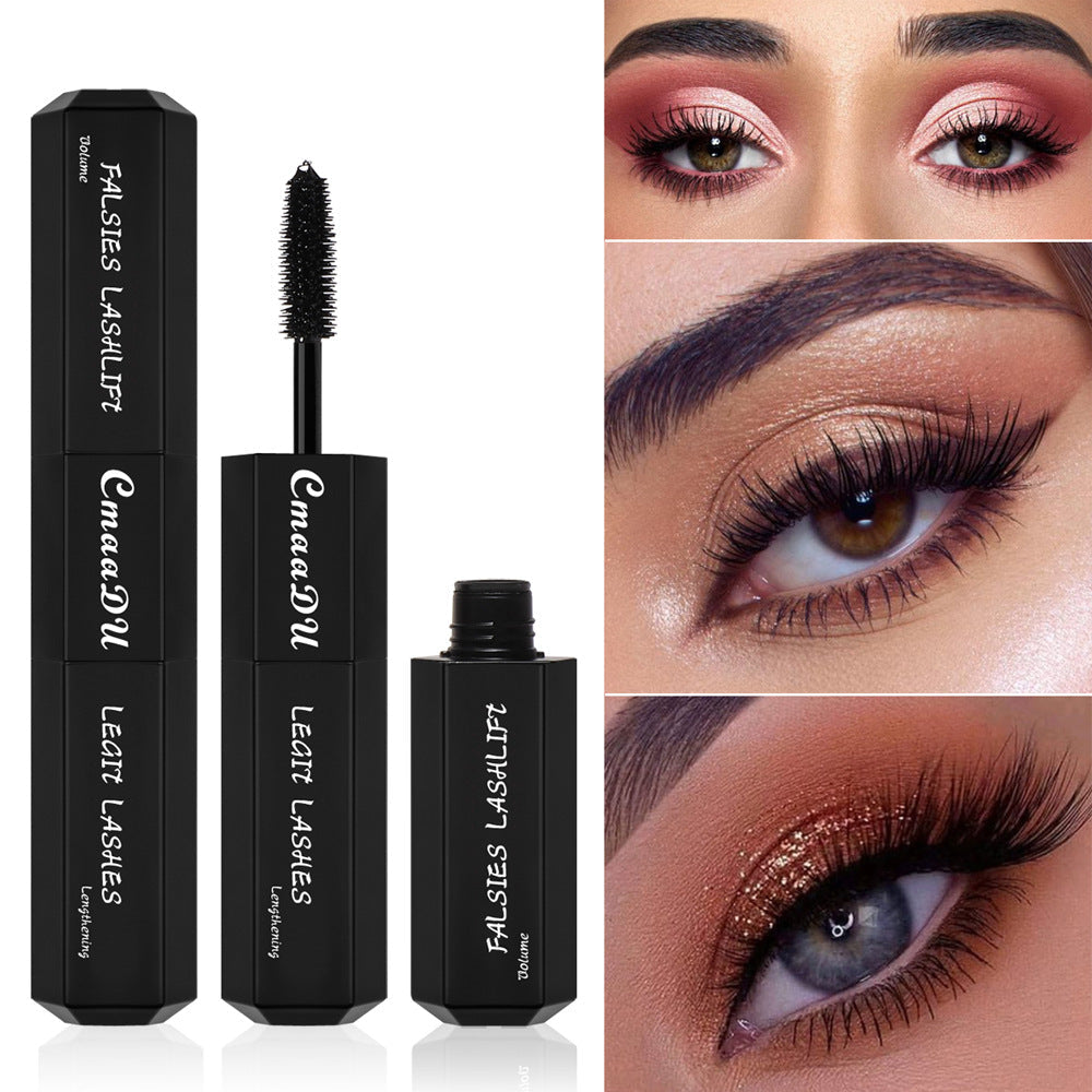 CmaaDu - 2 In 1 Falsies LashLift (Volume) & Legit Lashes (Lengthening) Long Lasting Waterproof Mascara