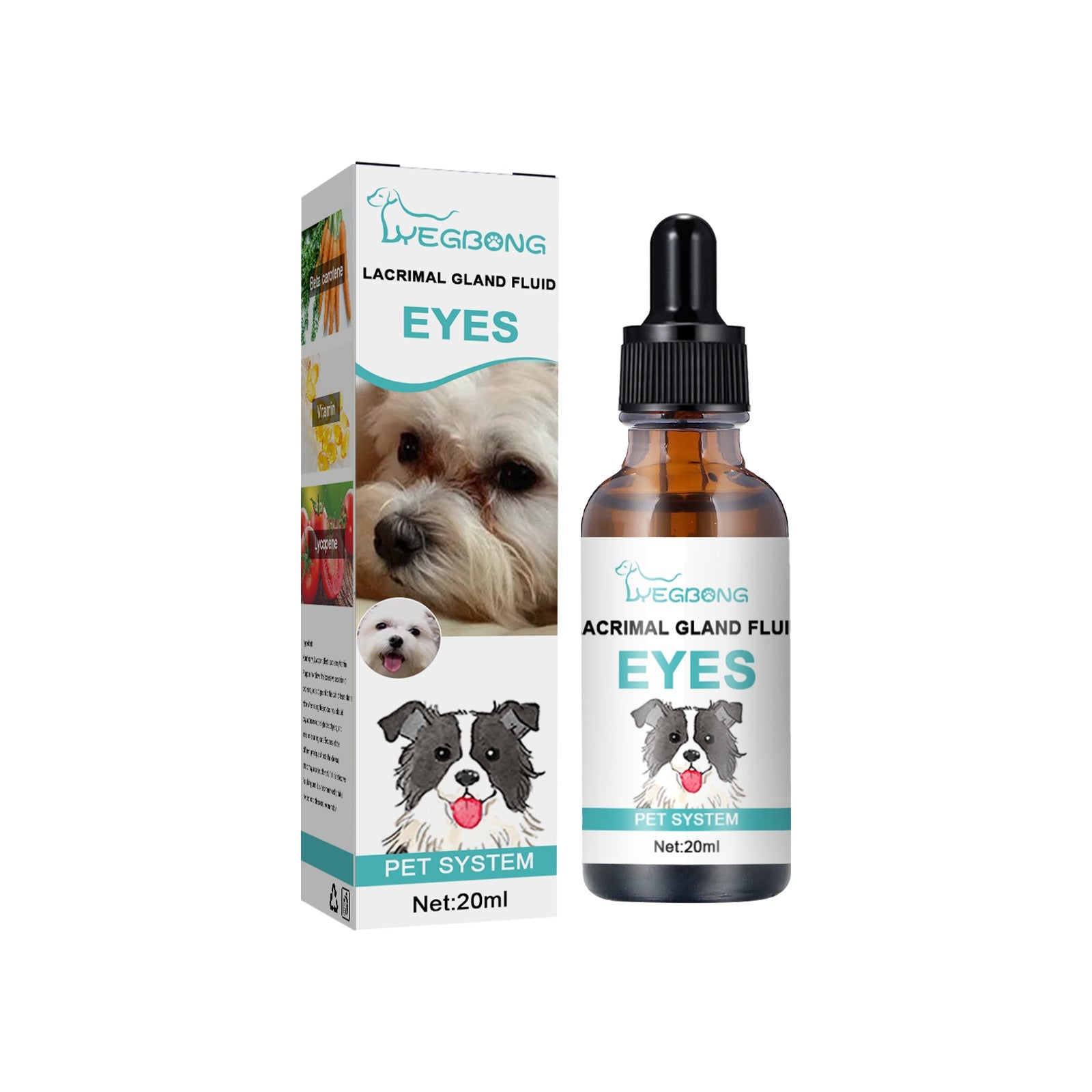 Yegbong - Lacrimal Gland Fluid (Tear Duct Serum) For Dogs & Cats