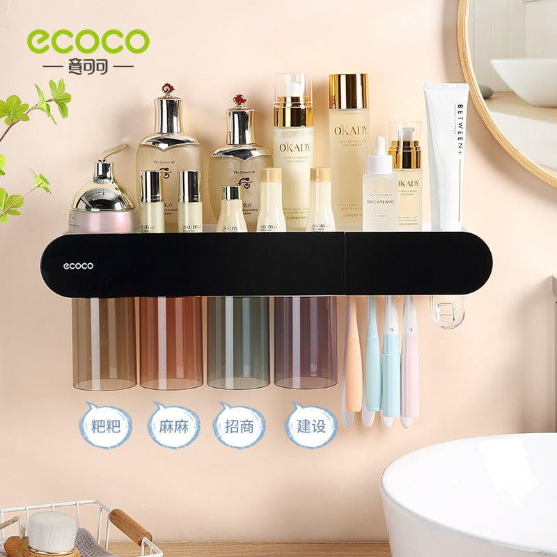 Ecoco - Wall Mounted Multi Toothbrush Holder