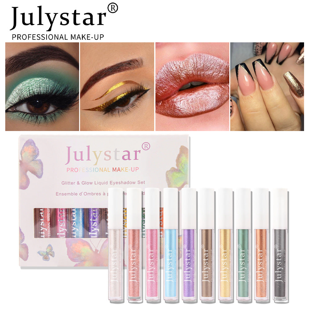 Julystar - Glitter & Glow Liquid Eyeshadow Set