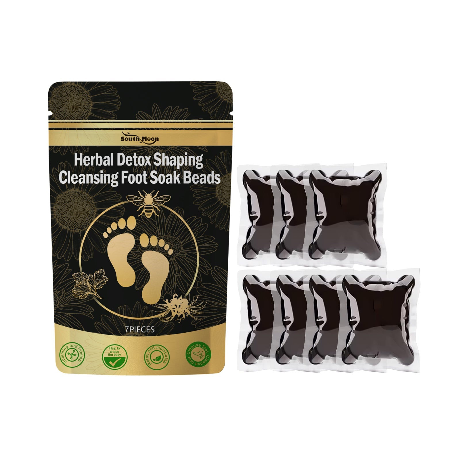 South Moon - Herbal Detox, Shaping, Cleansing Foot Soak Beads