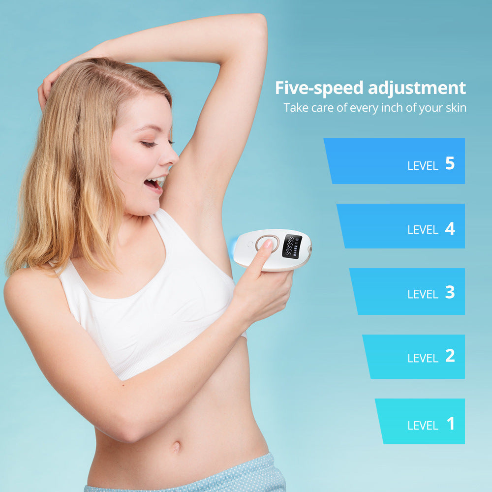 5-Speed Laser IPL Hair Removal Device with LED Screen