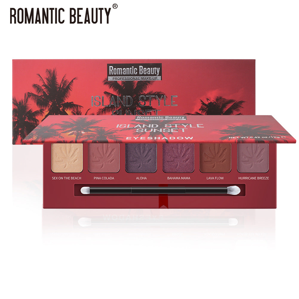Romantic Beauty - Island Style Sunset Eye Shadow Palatte