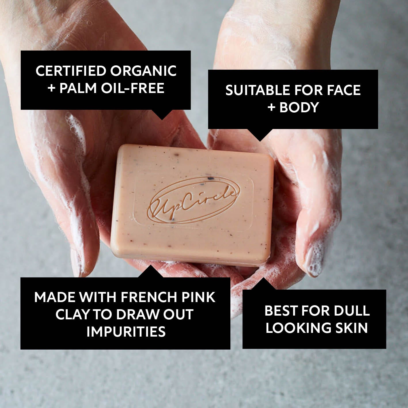 UpCircle - Cinnamon + Ginger Cleansing Bar