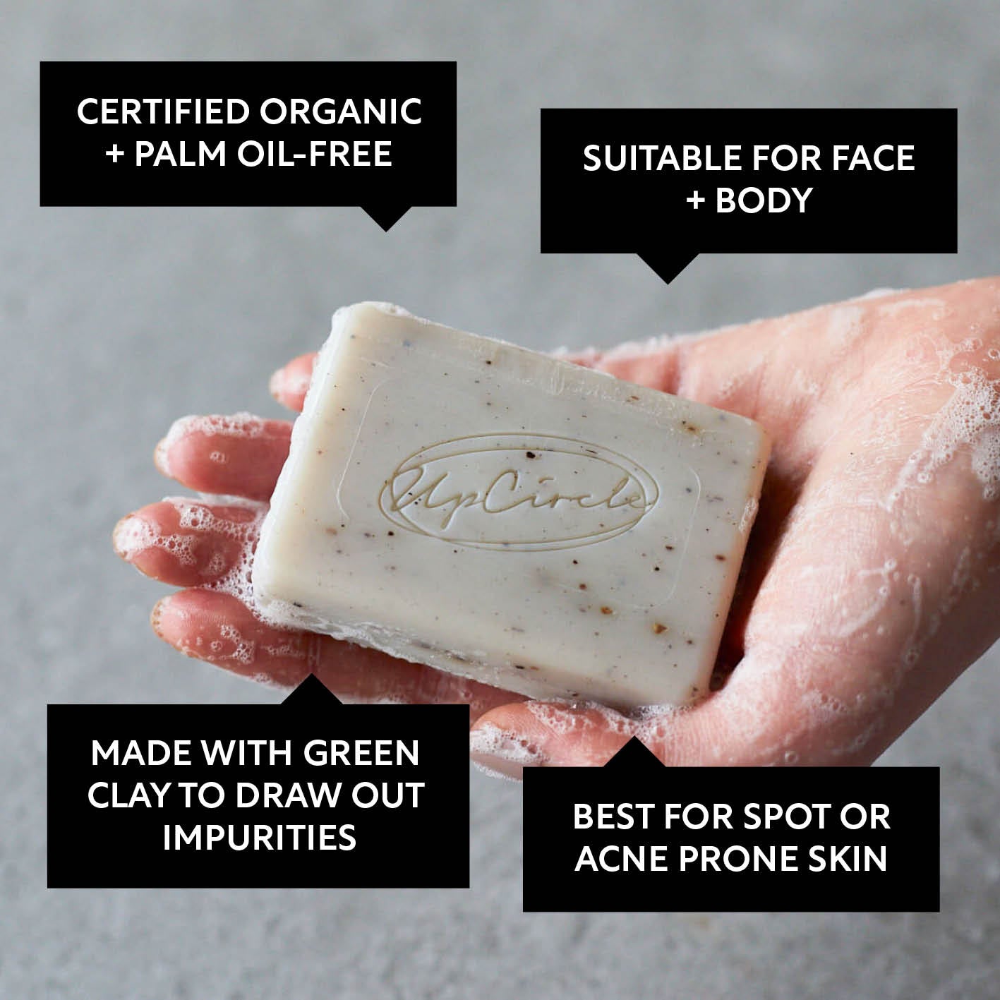 UpCircle - Fennel + Cardamom Chai Cleansing Bar