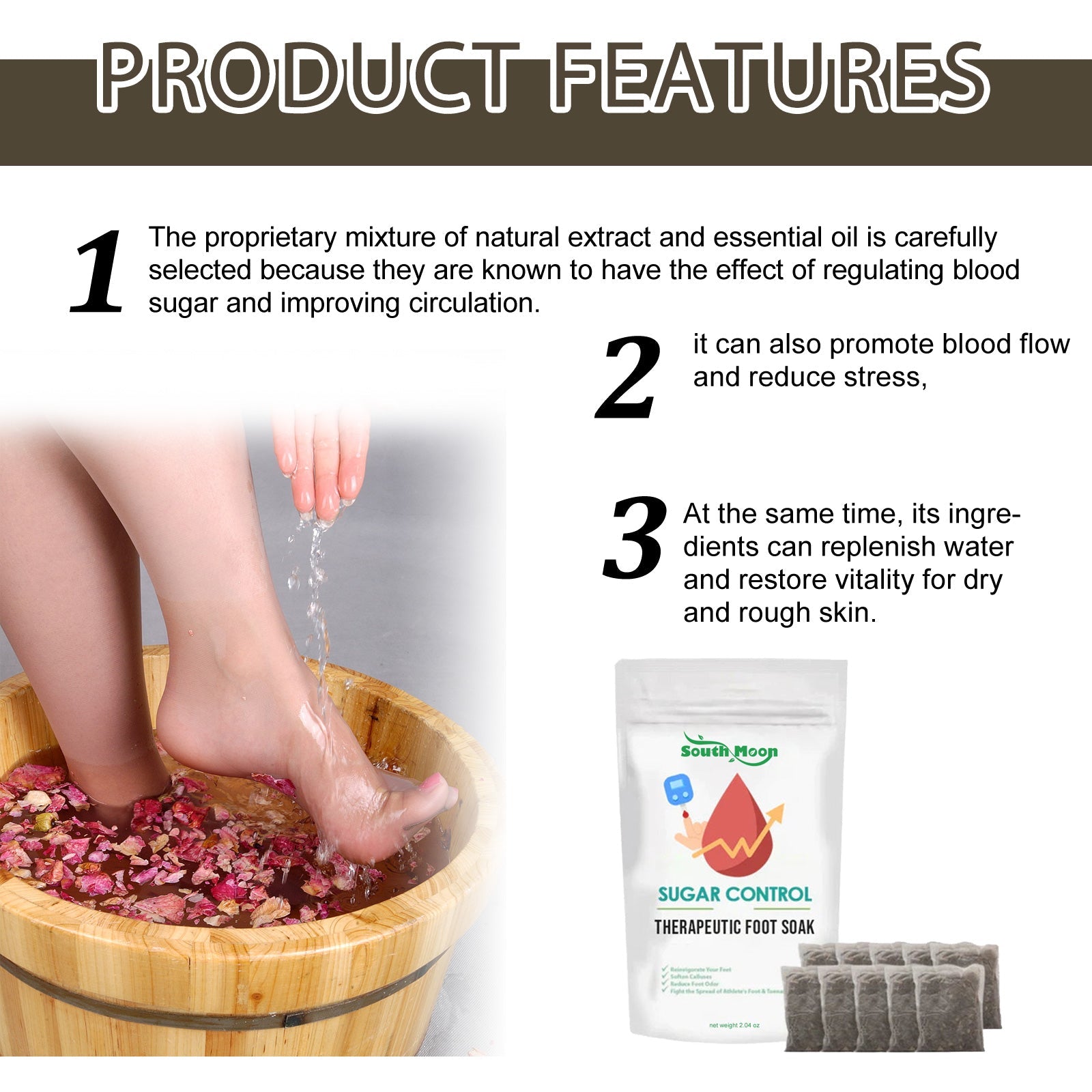 South Moon - Sugar Control Therapeutic Foot Soak