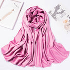 Hijab - Large Matte Satin Silk Headscarf
