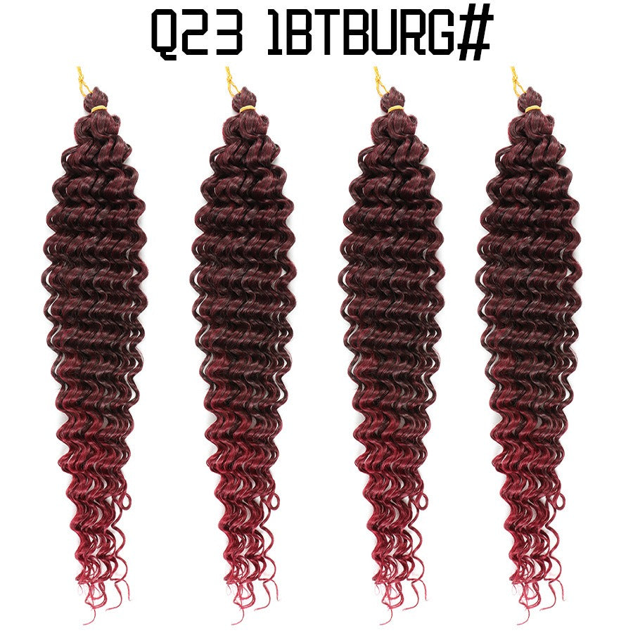 Multi Colored Options - Crochet Hair Deep Wave Latin American Crocher Hair