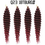 Multi Colored Options - Crochet Hair Deep Wave Latin American Crocher Hair